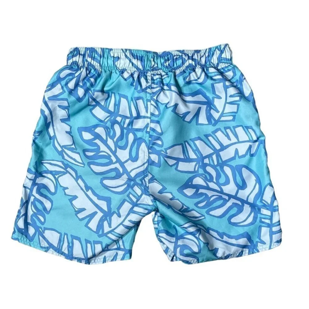 Arizona Jean Co. Men's Swim Trunks Shorts Blue White Size S Small